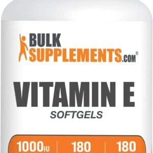BulkSupplements.com Vitamin E 1000 IU Softgels supplement in pakistan