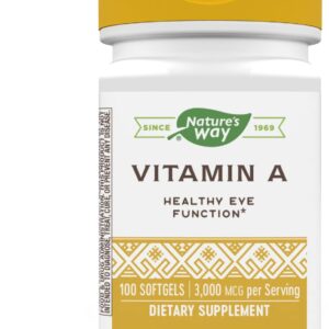 Nature's Way Vitamin A per serving 100 Softgels in pakistan