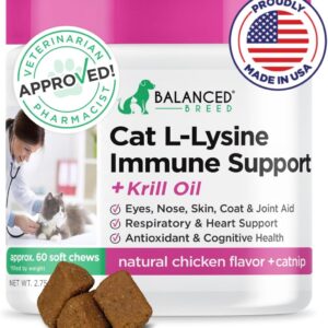 Balanced Breed L-Lysine Cats Immune Support supplement in pakistan