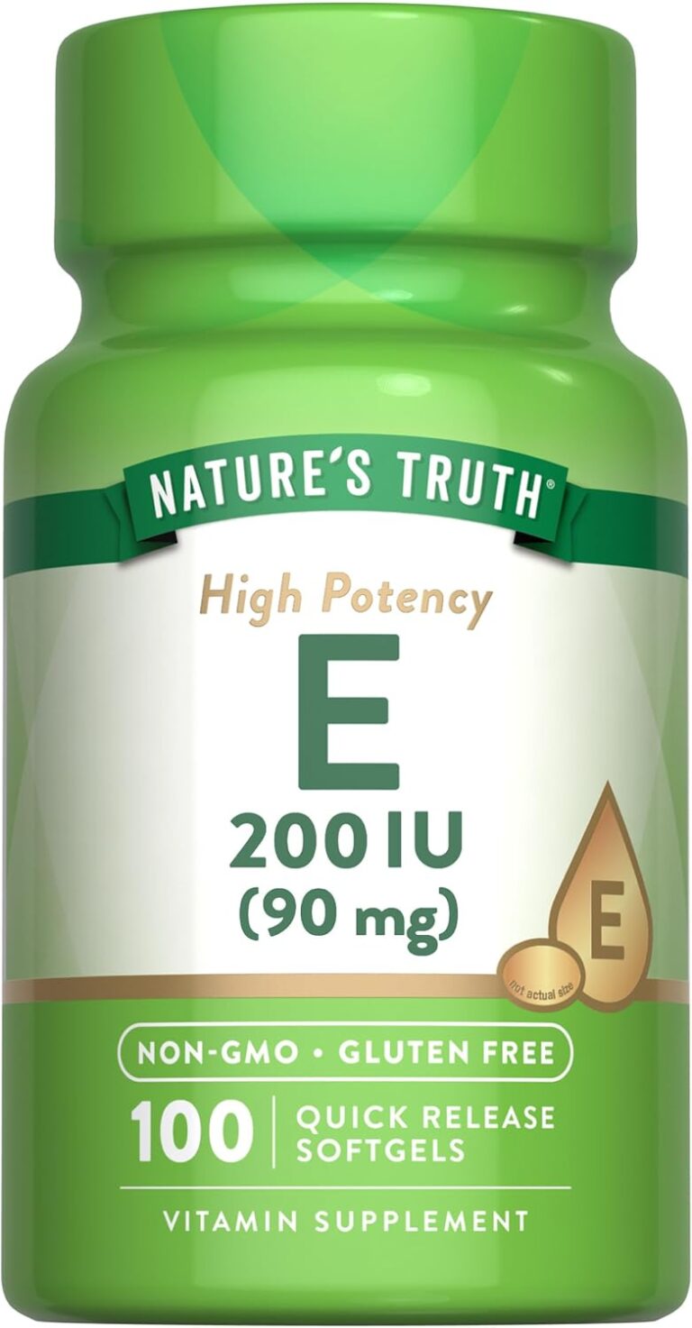 Nature’s Truth Vitamin E Softgels supplement in pakistan