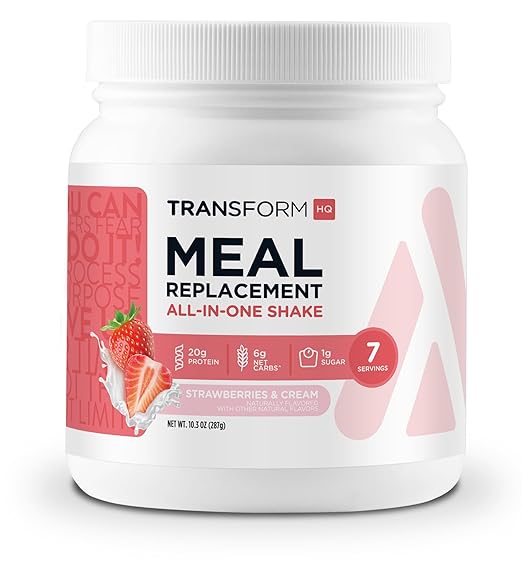 TransformHQ Meal Replacement Shake Powder Supplement