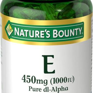 Nature's Bounty Vitamin E 1000 IU Softgels supplement in pakistan