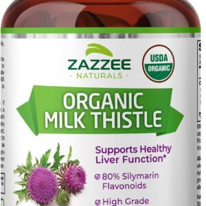 Zazzee USDA Organic Milk Thistle supplement in pakistan