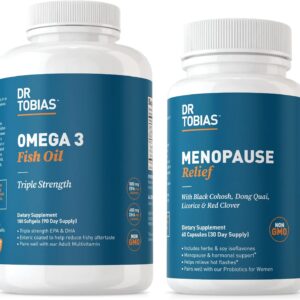 Dr. Tobias Omega 3 Fish Oil and Menopause Relief supplement in pakistan