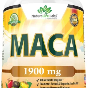 Organic Maca Root Black, Red, Yellow 1900 MG per Serving - 150 Vegan C