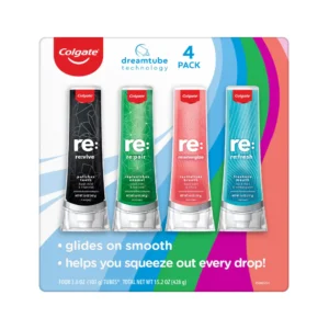 Colgate Re Repair Anticavity Fluoride Toothpastes Dreamtube Technology Pack Of 4 NET WT 15.2 OZ (428g), In Pakistan