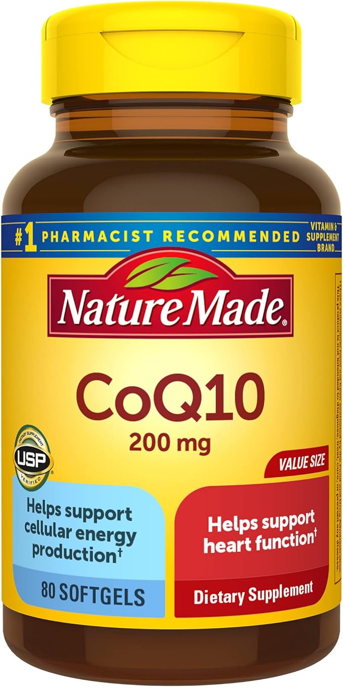 Nature Made CoQ10 200mg, Dietary Supplement