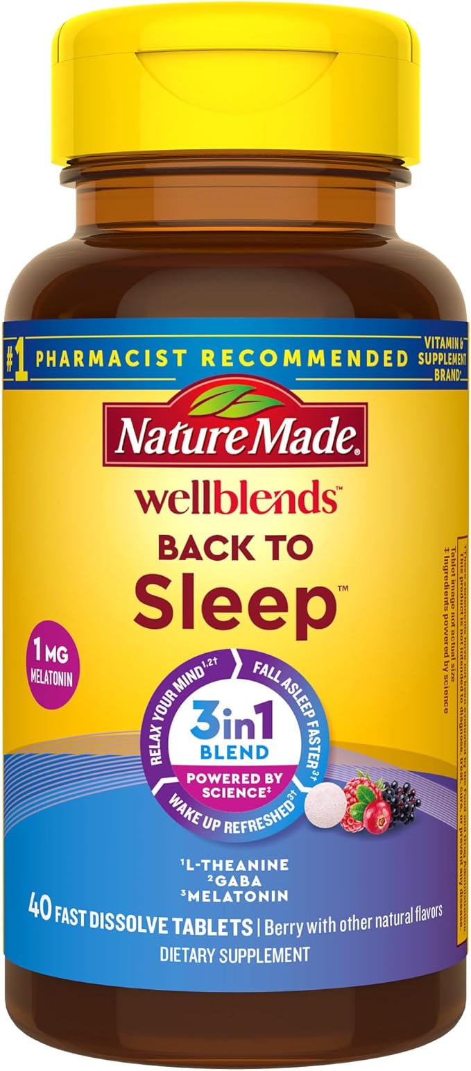 Nature Made Wellblends Back To Sleep