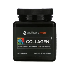 Youtheory Men Collagen Powerful Protein + Nutrients 160 Tablets