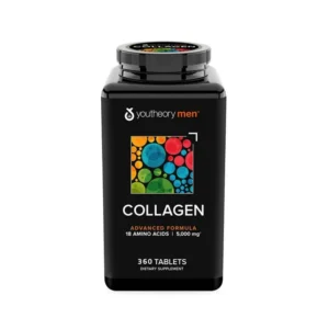Youtheory Men Collagen Advanced Formula 18 Amino Acids 5000 Mg 360 Tablets