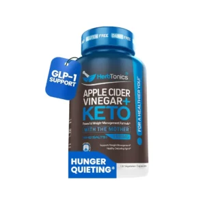 Herbtonics ACV + Keto BHB Capsules, 120ct (2-Mo Supply)