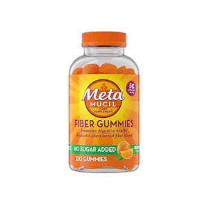 Metamucil Adult Fiber Gummies, Sugar Free Orange (120ct)