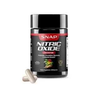Snap Supplements Nitric Oxide Booster Capsules (60 Count)