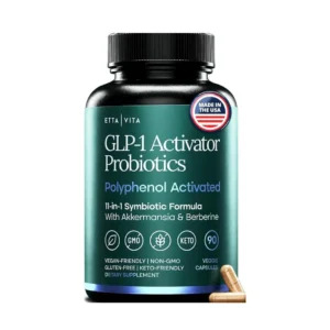 GLP-1 Activator Probiotic Carb Blocker for Weight Support, 60 Caps