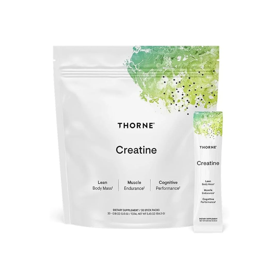 THORNE Micronized Creatine Monohydrate Powder 5g NSF Sport 30 Serv