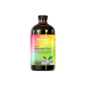 Serene Herbs Soursop Bitters Liquid Detox & Gut Support, 16 fl oz