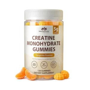 NaturaLife Labs Creatine Monohydrate Gummies 5g Tangerine Vegan 120ct