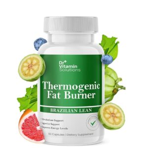 Brazilian Lean Thermogenic Fat Burner for Weight Loss, 60 Capsules