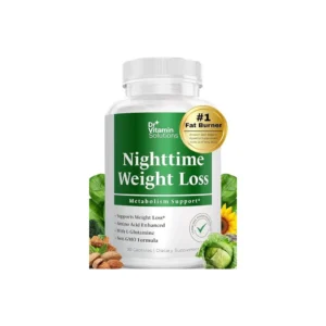 Nighttime Fat Burner & Sleep Support Supplement, 30 Capsules