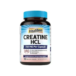 Vitalibre Creatine HCl Capsules 750mg Strength & Endurance Support