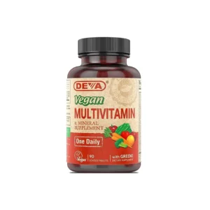 DEVA Vegan Multivitamin with Iron, 2-Pack, 90 Tablets Each