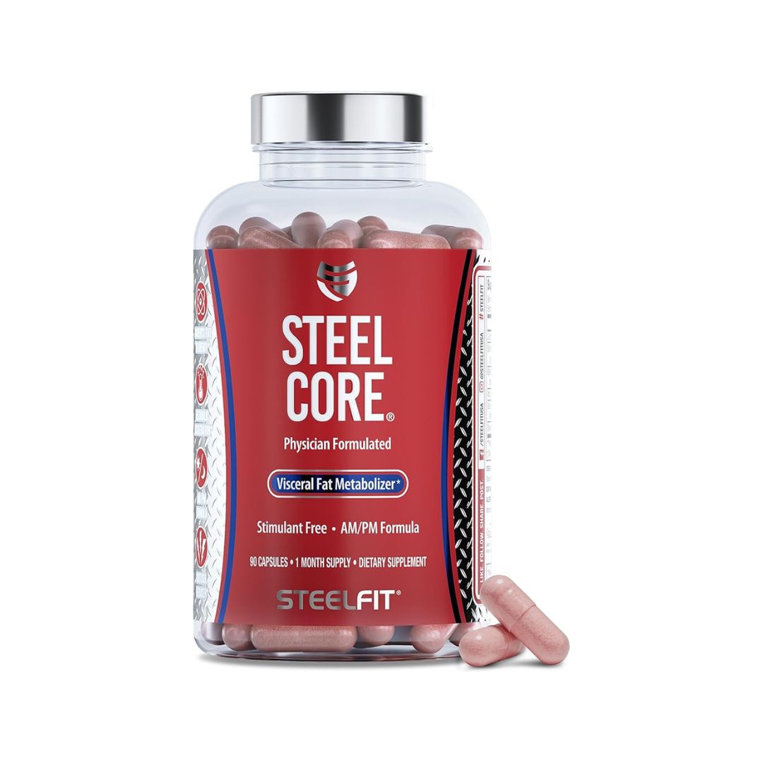 SteelFit Steel Core Stimulant-Free Fat Burner, 90 Capsules