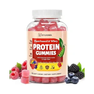 Whey & Plant Protein Gummies | 90 Count Mixed Berry