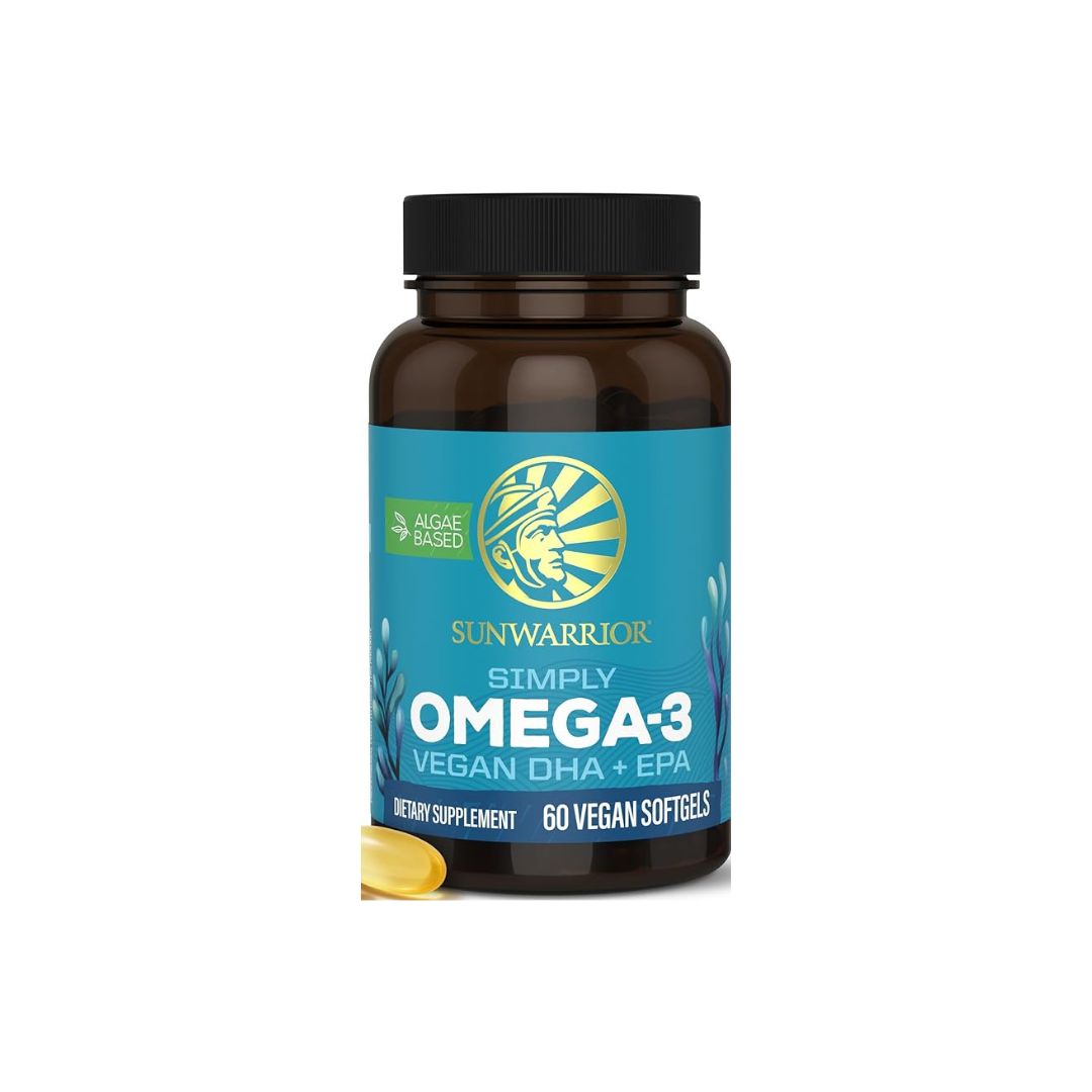Vegan Omega 3 Algae Oil DHA EPA 550mg Softgel Heart Brain Vision
