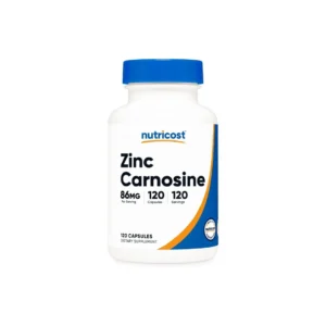 Nutricost Zinc Carnosine 86mg Supplement Non-GMO Gluten Free 120ct