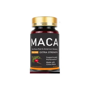 Maca Root American Ginseng Energy Booster Capsules Vitality Support