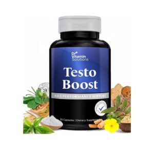 Men’s Vitality Booster with Tongkat Ali & Ginseng, 30 Capsules