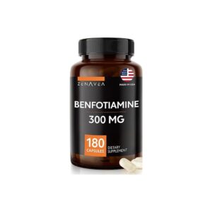 Benfotiamine Supplement 300mg Vitamin B1 Support Nerve Health Capsules