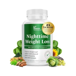 Nighttime Fat Burner & Sleep Support Supplement, 30 Capsules