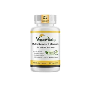 Vegan Vitality Multivitamin & Minerals Tablets (180ct)